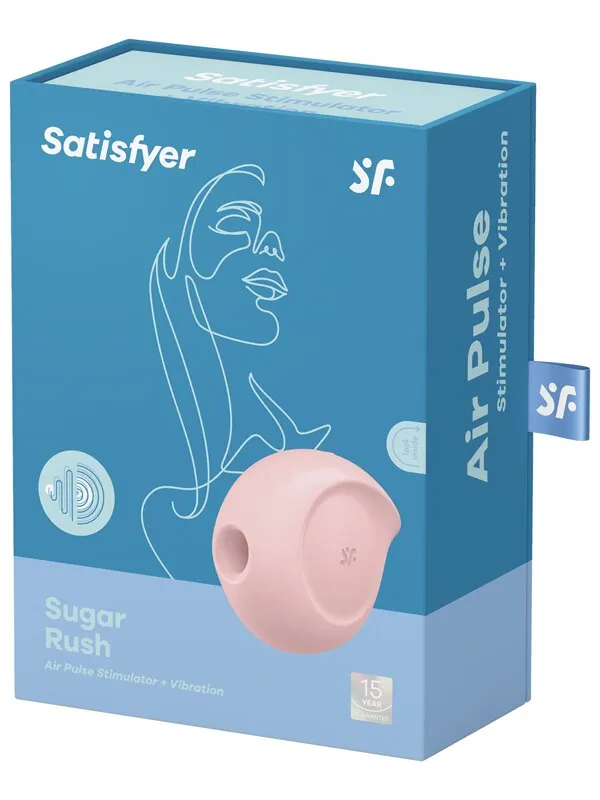 Satisfyer Vibrators Satisfyer Sugar Rush Rose Satisfyer Vibrators Satisfyer Sugar Rush Rose