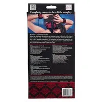 Scandal Posture Collar with Cuffs Red CalExotics Restraints