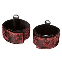 Scandal Posture Collar with Cuffs Red CalExotics Restraints Scandal Posture Collar with Cuffs Red CalExotics Restraints