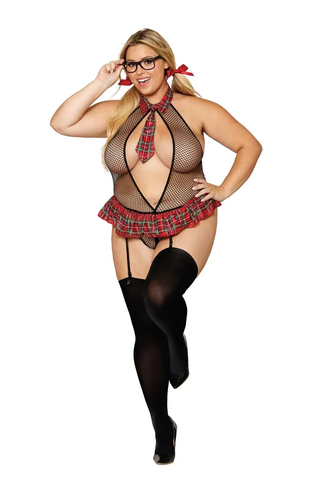 School Girl Fantasy Queen Size Blackred Dreamgirl Anal