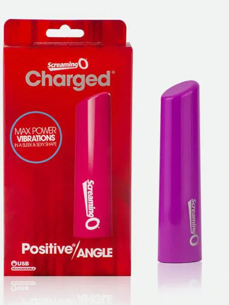 Screaming O Vibrators Positive Angle Purple Single