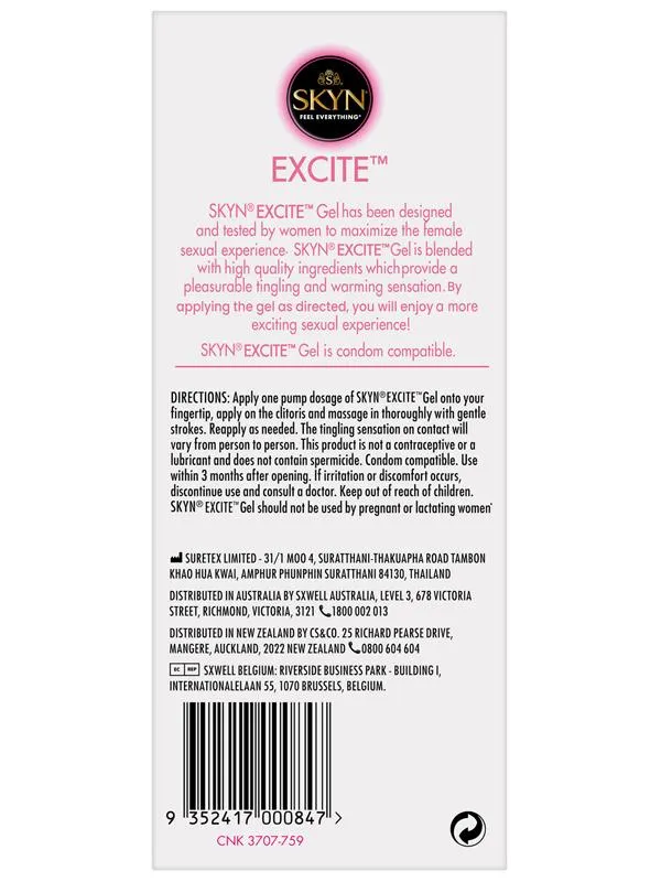 SKYN Excite Gel For Her 15 ml LifeStyles Enhancers SKYN Excite Gel For Her 15 ml LifeStyles Enhancers