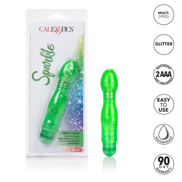 Sparkle Twinkle Teaser Green CalExotics Female Sex Toys Sparkle Twinkle Teaser Green CalExotics Female Sex Toys