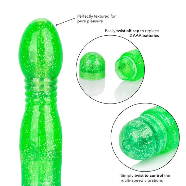 Sparkle Twinkle Teaser Green CalExotics Female Sex Toys Sparkle Twinkle Teaser Green CalExotics Female Sex Toys