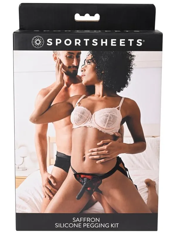 Sportsheets Saffron Silicone Pegging Kit Anal