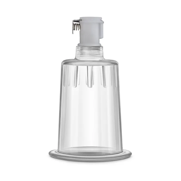 Temptasia Clit Cylinder 12 Inch Diameter Clear Blush Anal