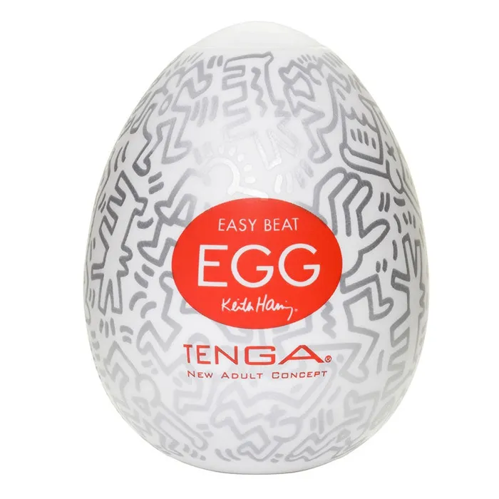Tenga Male Sex Toys Tenga Keith Haring Party Egg Masturbator