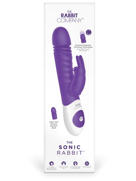 The Rabbit Company Vibrators The Sonic Rabbit Purple