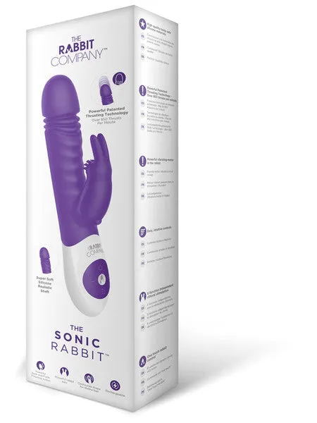 The Rabbit Company Vibrators The Sonic Rabbit Purple