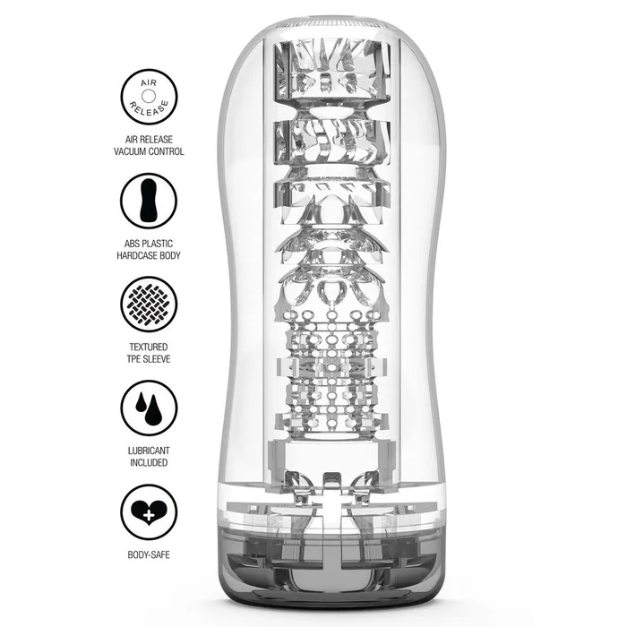 Toy Joy Sex Toys Male Sex Toys ToyJoy Hero Clear Blast Vacuum Stroker
