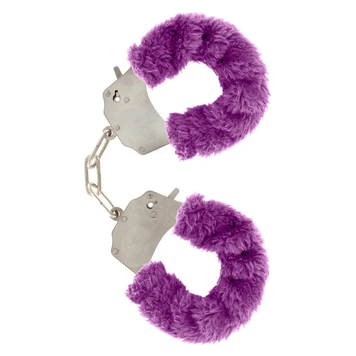 ToyJoy Furry Fun Wrist Cuffs Purple Toy Joy Sex Toys Vibrators