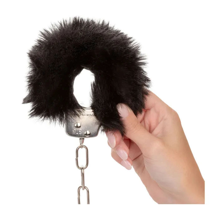 Ultra Fluffy Furry Cuffs Black California Exotic Anal