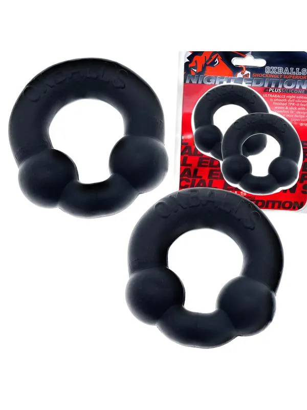 ULTRABALLS 2pack cockring PLUSSILICONE special edition NIGHT Oxballs Male Sex Toys ULTRABALLS 2pack cockring PLUSSILICONE special edition NIGHT Oxballs Male Sex Toys