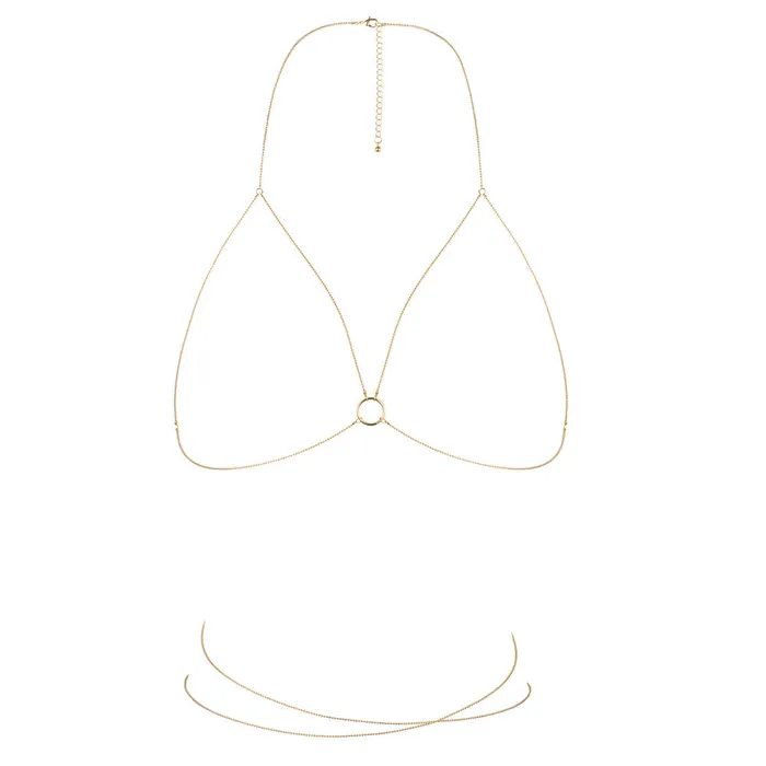 Vibrators Bijoux Indiscrets Bijoux Indiscrets Magnifique Bra Chain Gold