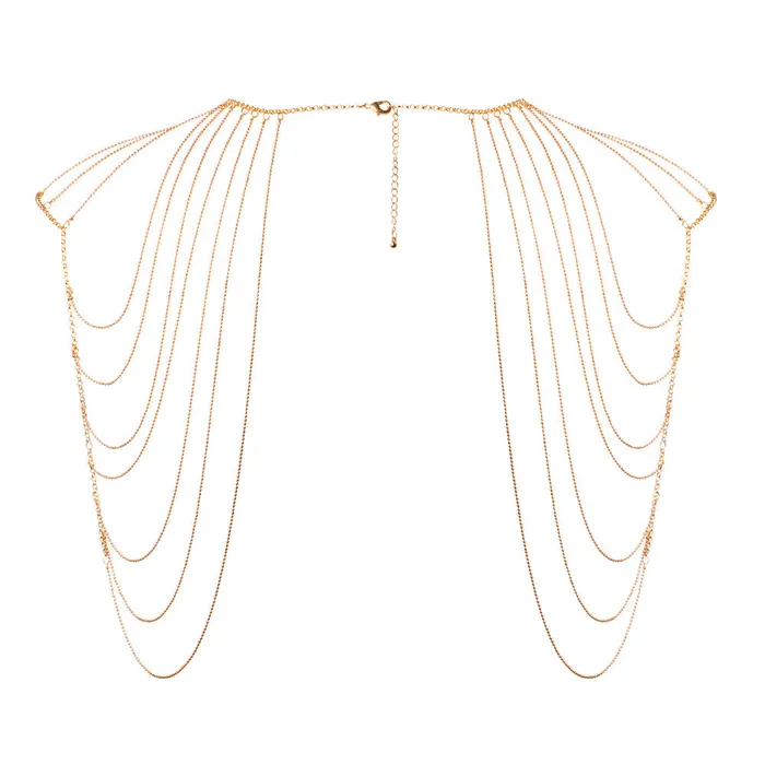 Vibrators Bijoux Indiscrets Bijoux Indiscrets Magnifique Shoulder Jewellery Gold