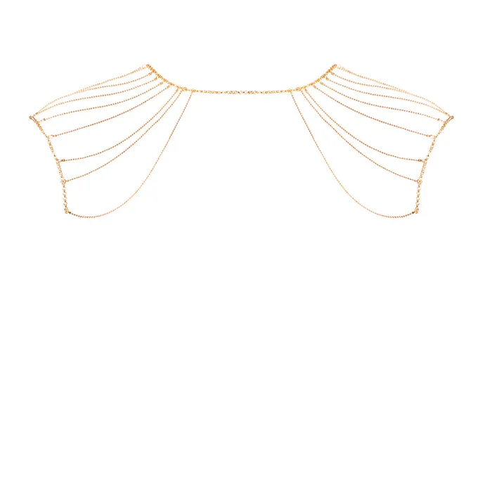 Vibrators Bijoux Indiscrets Bijoux Indiscrets Magnifique Shoulder Jewellery Gold