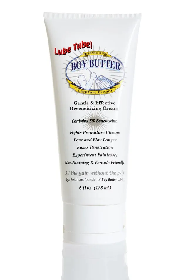 Vibrators Boy Butter Boy Butter Comfort Cream Desensitizing Formula 6 Fl Oz