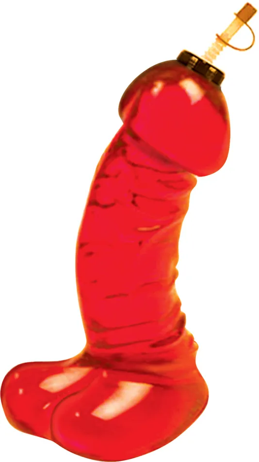 Vibrators Hott Products Dicky Chug Sports Bottle Red