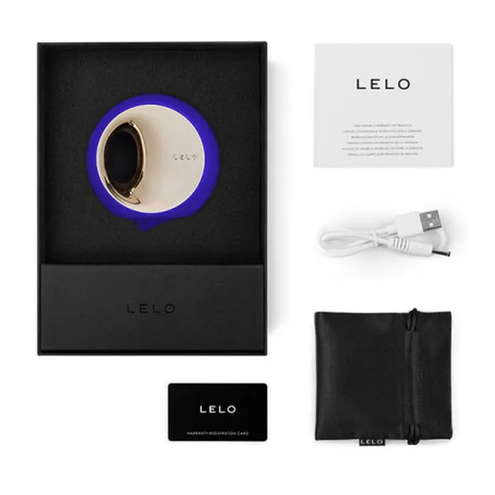 Vibrators Lelo Lelo Ora 3 Deep Midnight Blue Oral Sex Stimulator