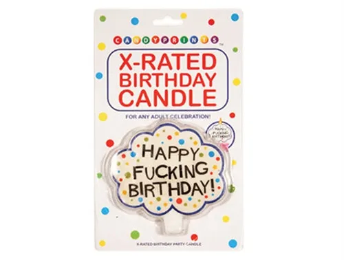 Vibrators Little Genie XRated Birthday Candle