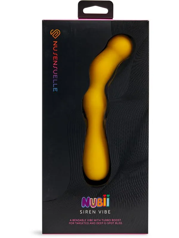 Vibrators Novel Creations Nu Sensuelle Siren Nubii GSpot Vibe Yellow Vibrators Novel Creations Nu Sensuelle Siren Nubii GSpot Vibe Yellow