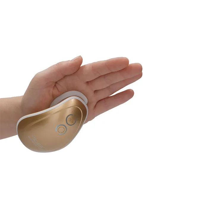 Vibrators Shots Toys Twitch Gold Hands Free Suction And Vibration Toy