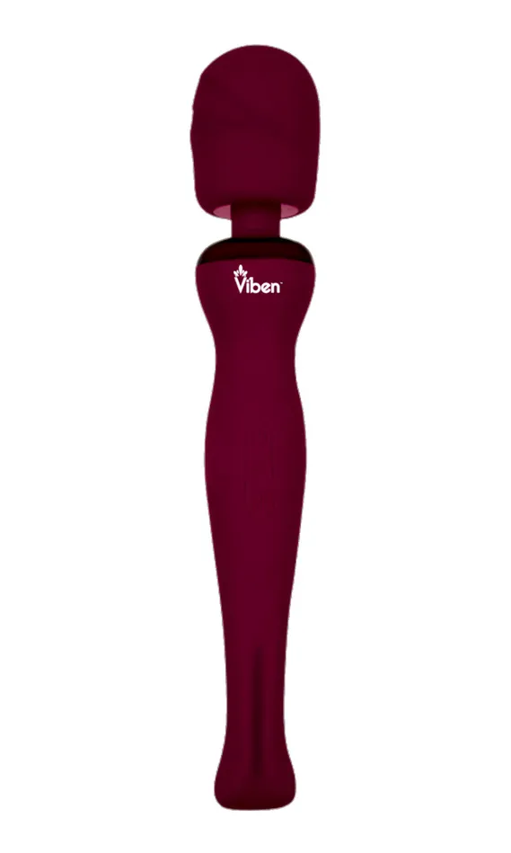 Vibrators Viben Sultry Ruby Intense Handheld Wand Massager