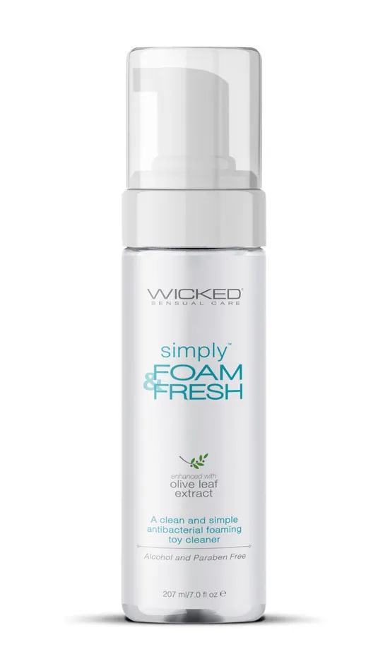 Vibrators Wicked Sensual Care Simply Foam and Fresh 7 Fl Oz