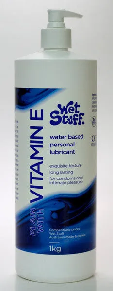 Wet Stuff Male Sex Toys Wet Stuff Vitamin E 1kg Pump