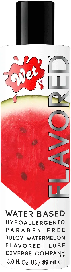 Wet Vibrators Wet Flavored Juicy Watermelon 3 Fl Oz