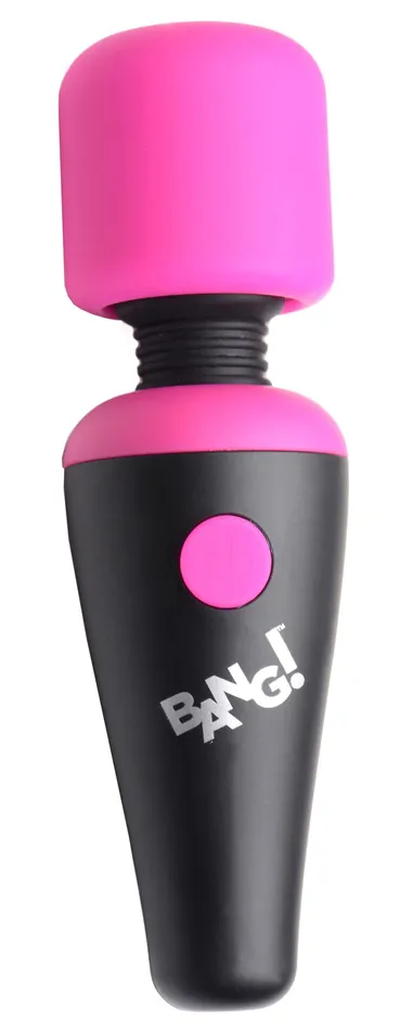XR Brands Bang Vibrators Bang 10x Vibrating Mini Silicone Wand Pink
